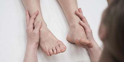Craniosacral Therapy on Feet and Legs